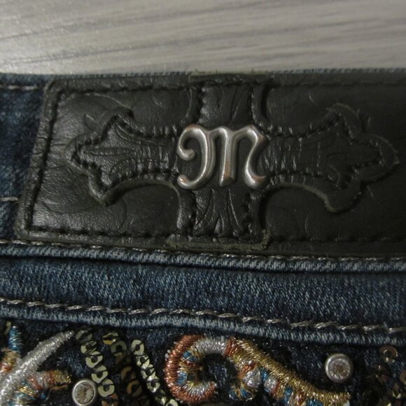 Miss Me Embroidered Boot Cut Jeans - Picture 7 of 9